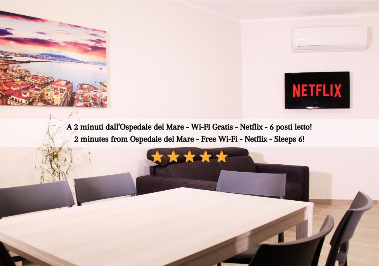 Appartamento Ospedale Del Mare - Wi-Fi Gratis E Parcheggio Gratuito Napoli Esterno foto